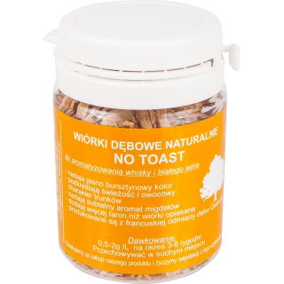 Wiórki dębowe naturalne - nieopiekane - 20 g