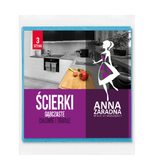 Ścierki gąbczaste - 3 szt.
