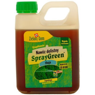 Nawóz dolistny do tui, żywotników - uzupełnienie do konewki - Zielony Dom - 950 ml