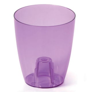 Doniczka do storczyków Coubi Duow śr. 16 cm - fioletowa