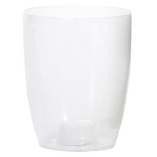 Doniczka do storczyków Coubi Duow śr. 16 cm - przezroczysty połysk