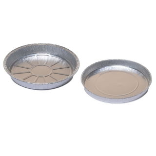Foremki do tarty - okrągłe, aluminiowe - 2 rozmiary - 10 szt.
