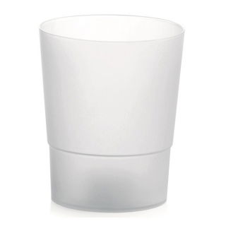 Doniczka do storczyków Coubi Dsto śr. 12,5 cm - przezroczysta matowa