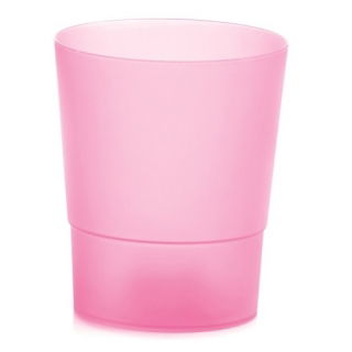 Doniczka do storczyków Coubi Dsto śr. 12,5 cm - różowa matowa