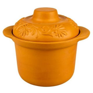 Kamionka - garnek rzymski - idealny do pieczenia - 3 l - brązowy