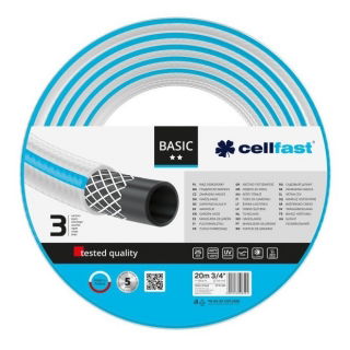 Wąż ogrodowy BASIC - 3/4", 20m - CELLFAST