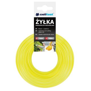 Żyłka ogrodniczo-budowlana - 1,0mm x 100 m - CELLFAST