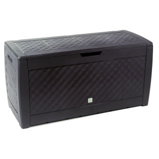 Skrzynia do ogrodu, na balkon lub taras - Boxe Brick - 310 litrów - antracyt