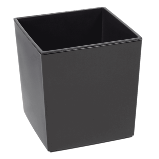 Doniczka kwadratowa Juka - 25 cm - antracyt