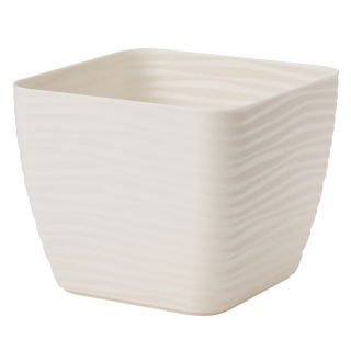 Osłonka kwadratowa Sahara petit - 13 cm - krem