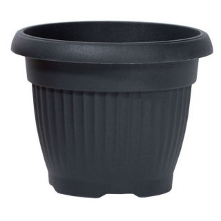 Doniczka zewnętrzna Terra śr. 20 cm - antracyt