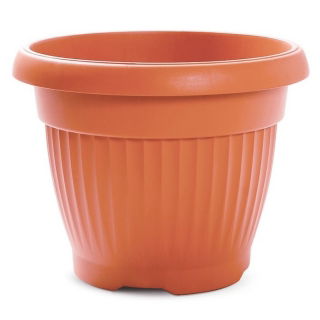 Doniczka zewnętrzna Terra śr. 17,5 cm - terakota
