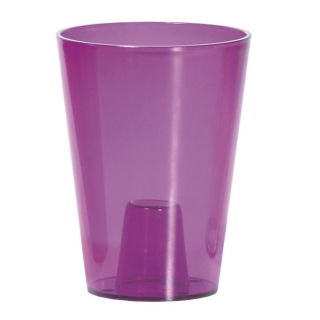 Doniczka do storczyków Coubi Dus śr. 13 cm - fioletowa