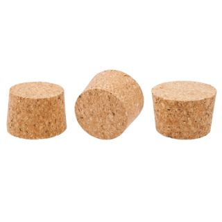 Korek naturalny stożkowy - aglomerowany - 60/53 mm