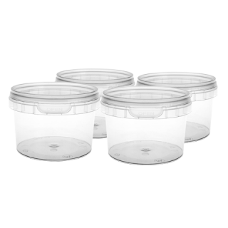 Pojemniki do wyrobu jogurtu domowego - 280 ml - 4 szt.