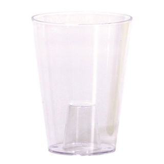 Doniczka do storczyków Coubi Dus śr. 13 cm - przezroczysta