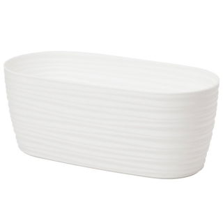 Osłonka podłużna Sahara petit - 27 x 13 cm - biała