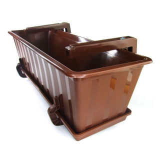 Zestaw balkonowy Agro - Brąz - 40 cm