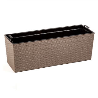 Kwietnik Begonia - 19 x 56 cm - rattan frappe