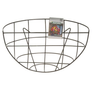 Koszyk wiszący na kwiaty - druciany - przyścienny - 35 cm
