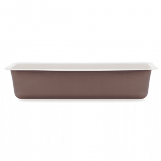 Blacha do pieczenia z warstwą nieprzywierającą, keksówka - caffe creme - 31 x 14 cm - do pieczenia pasztetów, keksów, chleba