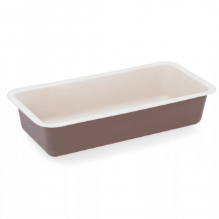Blacha do pieczenia z warstwą nieprzywierającą, keksówka - caffe creme - 31 x 14 cm - do pieczenia pasztetów, keksów, chleba
