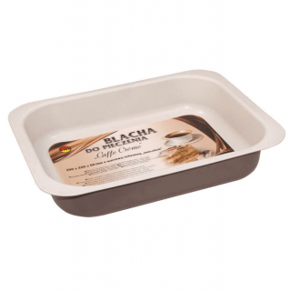 Blacha do pieczenia z warstwą nieprzywierającą - caffe creme - 29 x 22 cm - doskonała do pieczenia ciast