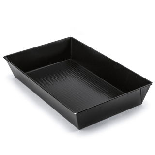 Blacha do pieczenia z warstwą nieprzywierającą - czarna - 39 x 23,5 cm - doskonała do pieczenia ciast