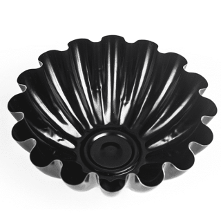 Foremka do pieczenia babeczek z warstwą nieprzywierającą - czarna - śr. 9,5 cm