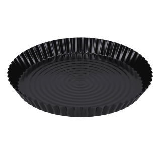 Forma do pieczenia pizzy z warstwą nieprzywierającą - czarna - śr. 27,5 cm
