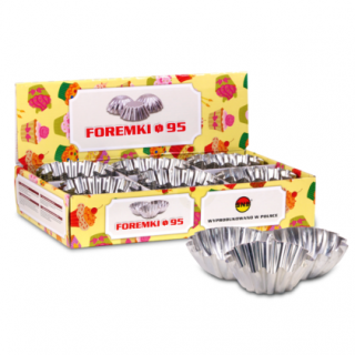 Foremka do pieczenia babeczek lub tartaletek z blachy ocynowanej - śr. 9,5 cm