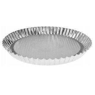 Forma okrągła do pieczenia z blachy ocynowanej - śr. 27,5 cm - doskonała do tarty lub innych ciast