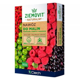Nawóz granulowany do malin, porzeczki, agrestu i winogron - Ziemovit - 1 kg