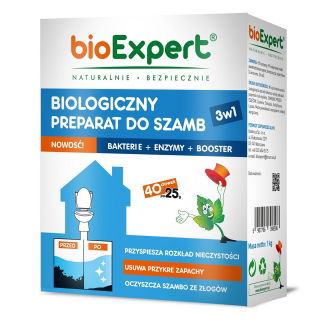 Biologiczny preparat do szamb - nowoczesny i ekologiczny - BioExpert - 1 kg