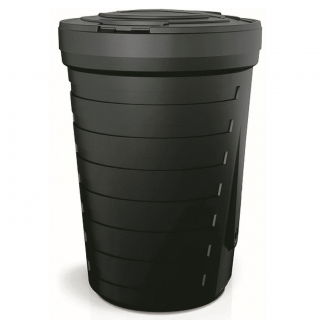Zbiornik na deszczówkę, pojemnik na wodę Raincan - 210 litrów - czarny - DOSTAWA GRATIS!