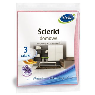 Ścierki domowe - zapach lawendy - 3 szt.