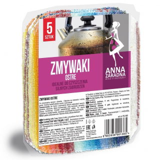 Zmywaki ostre  - 5 szt.