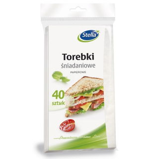 Torebki śniadaniowe papierowe - 40 szt.