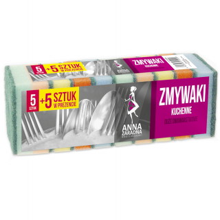 Zmywaki kuchenne - 5 szt. + 5 szt. GRATIS