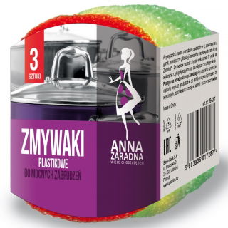 Zmywaki plastikowe - 3 szt.