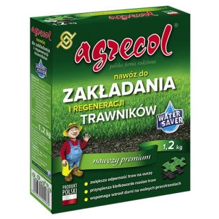 Nawóz do zakładania i regeneracji trawników - Agrecol - 1,2 kg