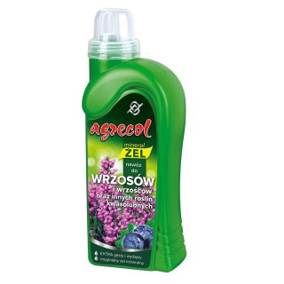 Nawóz w formie wydajnego żelu do wrzosów i wrzośców - Agrecol - 500 ml
