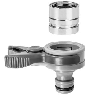 Przyłącze uniwersalne z adapterem - pasuje do kranów 22/24 mm - CELLFAST