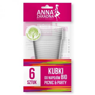 Kubki do napojów BIO - 6 szt.