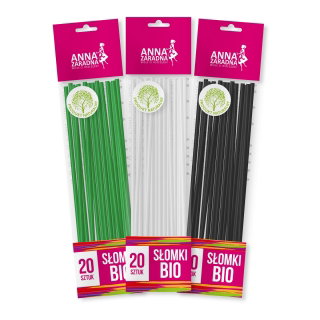 Słomki BIO - 20 szt.