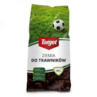Ziemia do trawników - doskonała do zakładania i regeneracji trawnika - Target - 50 litrów
