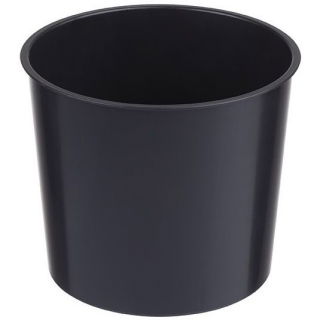 Osłonka wysoka z wkładem Vulcano Tube - 20 cm - żółta transparentna + czarny wkład