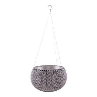 Doniczka wisząca Cozies M - śr. 36 cm - fioletowa