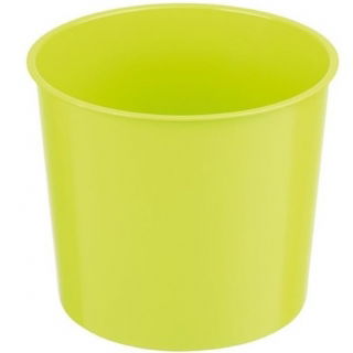 Osłonka wysoka z wkładem Vulcano Tube - 20 cm - fioletowa transparentna + pistacjowy wkład