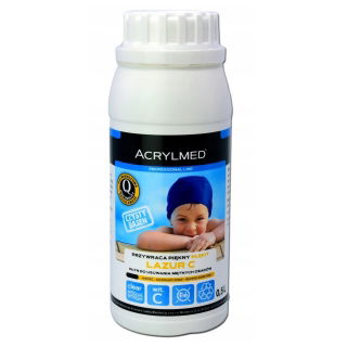 Lazur C - usuwa zmętnienie i zażółcenie wody w basenie - witamina C do basenu - 500 ml